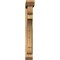Ekena Millwork Olympic Slat Smooth Bracket w/ Offset Brace, Western Red Cedar, 5 1/2"W x 30"D x 42"H BKT0604X30X42OLY06SWR - alternate 2